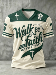 Men's Walk By Faith V-neck T-shirt