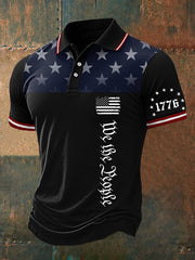 Men's We The People 1776 Independence Day Casual Polo