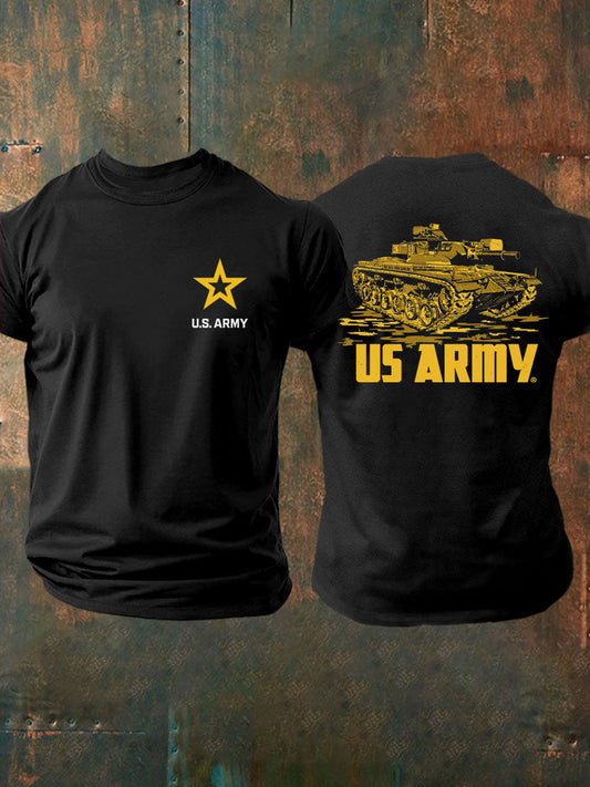 Men's Retro U.S. Army Print T-Shirt
