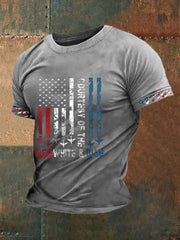 Men's Courtesy Of The Red White And Blue short sleeves t-shirt