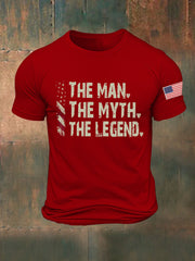 Men's The Man The Myth The Legend Printed T-shirt
