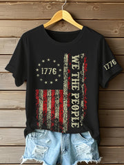 Women's Independence Day We The People Short Sleeve T-Shirt