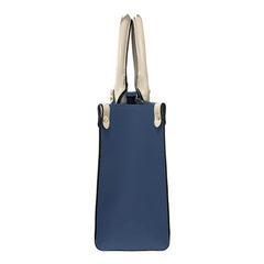 Women's Faith Virgin Mary Leather Tote Shoulder Bag