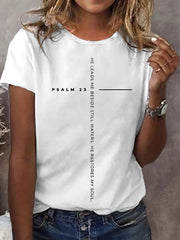 Women's He Leads Me To Calm Waters Short Sleeve T-Shirt