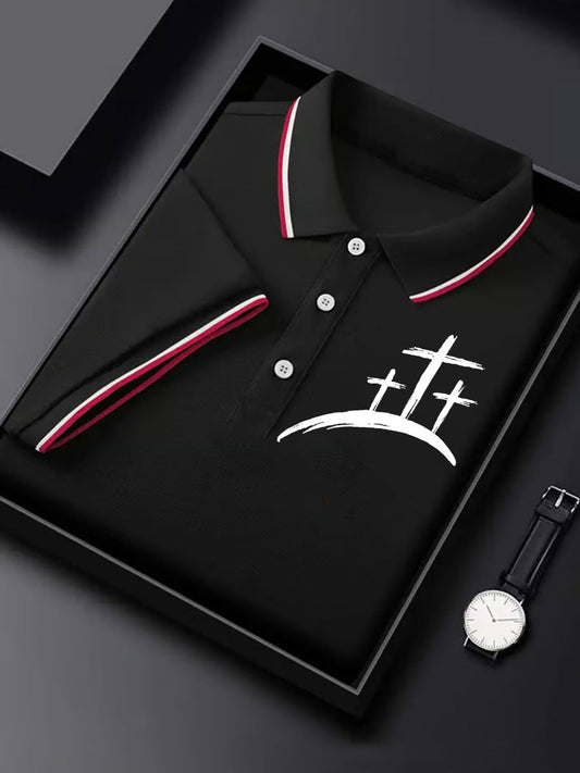 Men's Faith Cross Casual Top