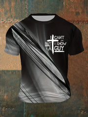 Men's I Can't But I Know A Guy Printed T-shirt