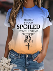 Women's short-sleeved T-shirt