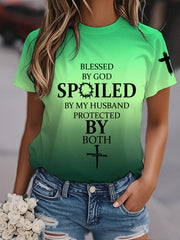 Women's short-sleeved T-shirt