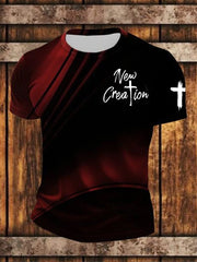 Men's New Creation Short Sleeves T-shirt
