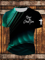 Men's New Creation Short Sleeves T-shirt