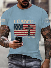Men's I Can't But I Know A Guy Printed Casual T-Shirt