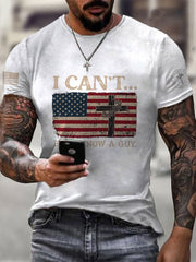 Men's I Can't But I Know A Guy Printed Casual T-Shirt