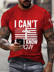 Men's I Can't But I Know A Guy Printed Casual T-Shirt