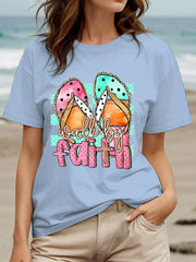 Women's Walk By Faith Printed Casual T-Shirt