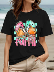 Women's Walk By Faith Printed Casual T-Shirt