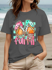 Women's Walk By Faith Printed Casual T-Shirt
