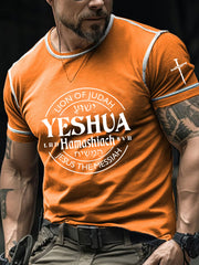 Men's Yeshua Printed Casual T-Shirt
