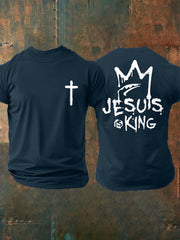 Men's Jesus Is King Casual Tee