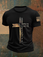 Men's God So Loved The World Short Sleeves T-shirt