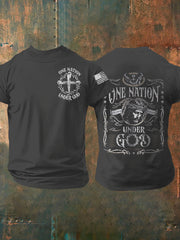 Men's One Nation Under God Short-sleeved T-shirt