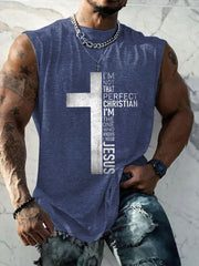 Men's I'm Not That Perfect Christian I'm The One Who Knows I Need Jesus Vest