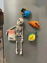 3D Printed Vintage Skeleton Magnetic Figurine