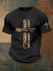 Men's I Can't But I Know A Guy Waffle Short Sleeve Top
