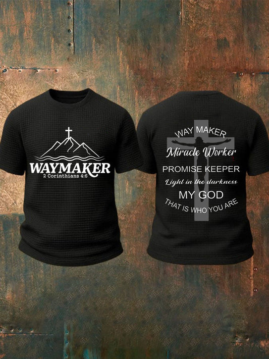 Men's Waymaker Waffle Short Sleeve