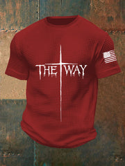 Men's The Way Cross Waffle Short Sleeve