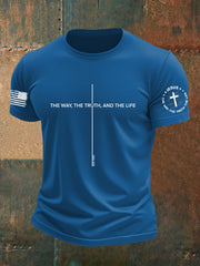 Men's John 14 6 Jesus The Way The TruthThe Life Short Sleeve T-shirt