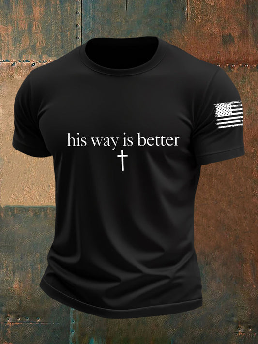 Men's His Way Is Better Short-sleeved T-shirt
