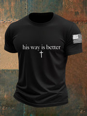 Men's His Way Is Better Short-sleeved T-shirt