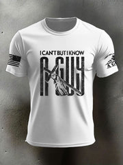 Men's I Can't But I Know A Guy Printed Casual T-shirt