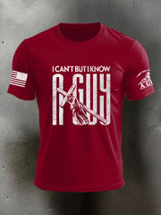 Men's I Can't But I Know A Guy Printed Casual T-shirt