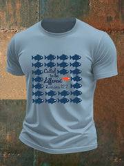 Men's Called to Be Different Printed Casual T-shirt