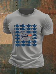 Men's Called to Be Different Printed Casual T-shirt