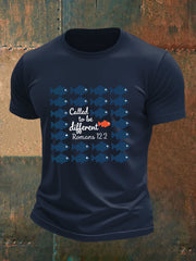 Men's Called to Be Different Printed Casual T-shirt