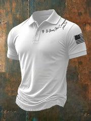 Men's Be Strong And Courageous Short Sleeve Shirt