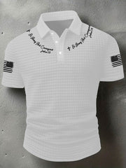 Men's Be Strong And Courageous Short Sleeve Shirt