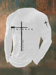 Men's It Is Finished Printed Casual T-shirt