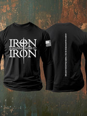 Men's Iron Sharpens Iron Long Sleeve T-shirt
