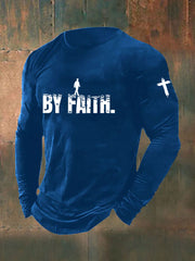 Men's Walk By Faith Printed Casual T-shirt