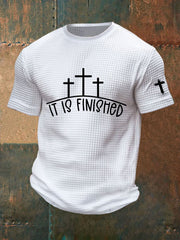 Men's It Is Finished Printed Casual T-shirt
