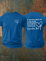 Men's Dear Person Behind Me Christian Short Sleeve T-shirt