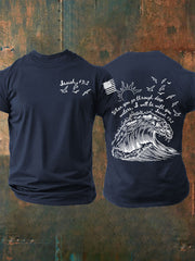 Men's When You Go Through Deep Waters Short-sleeved T-shirt