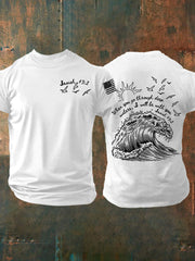 Men's When You Go Through Deep Waters Short-sleeved T-shirt