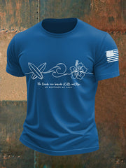 Men's He Leads Me By Still Waters He Restores My Soul Short-sleeved T-shirt