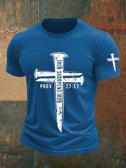 Men's Iron sharpens iron Short Sleeve T-shirt