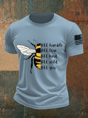 Men's Bee humble Bee True Bee Kind Short-sleeved T-shirt