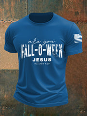 Men's Are You Fall-o-ween Jesus Short-sleeved T-shirt